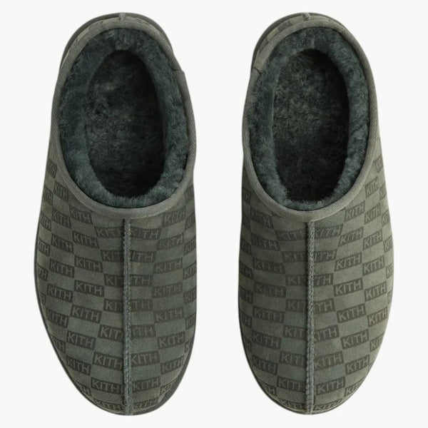 Kith Kithmas Monogram Shearling Slippers Stadium