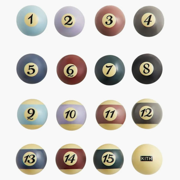 Kith Kithmas palettbiljard boll set multi
