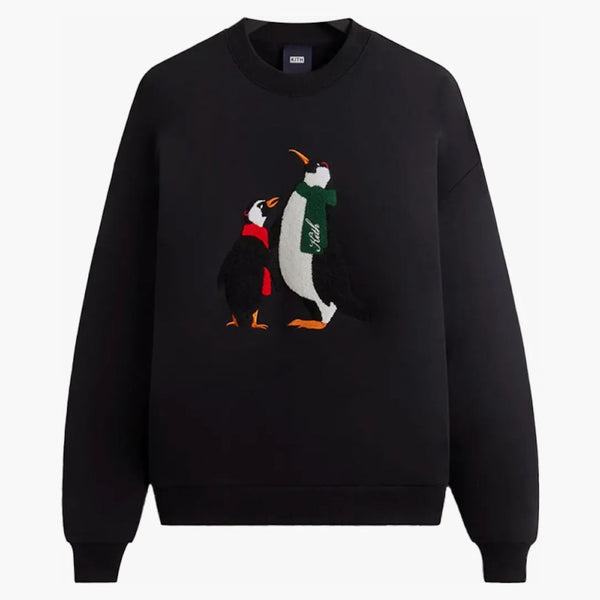 Kith Kithmas Penguin Nelson Crewneck Black