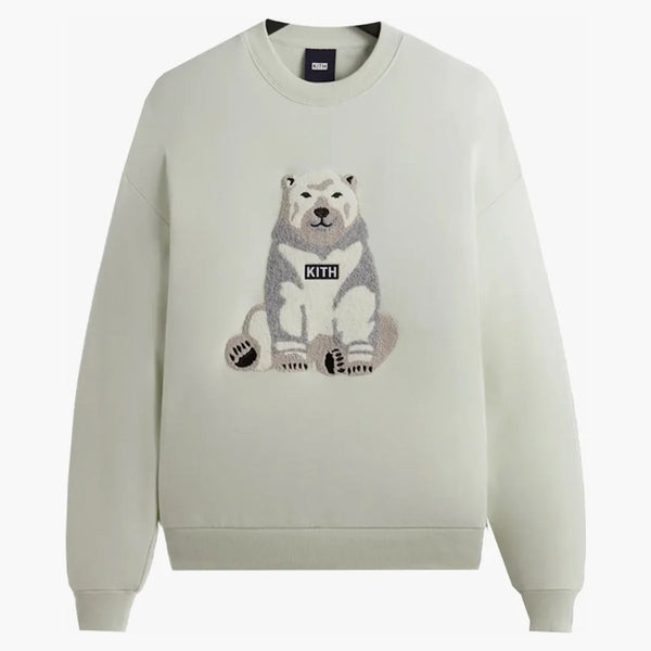 Kith Kithmas Polar Bear Nelson Crewneck Chalk