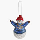 Kith Kithmas Snowman Swarovski Crystals Ornament Multi