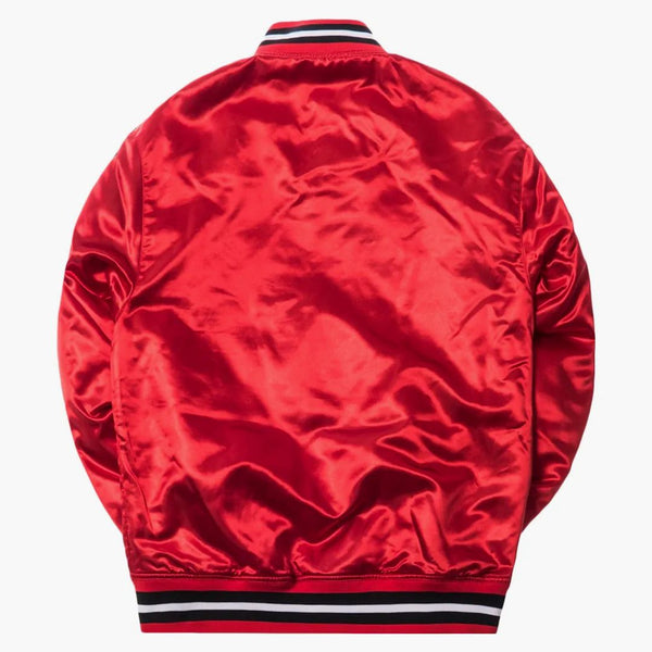 Kith X Mitchell & Ness Satin Warm-up Jacket Miami