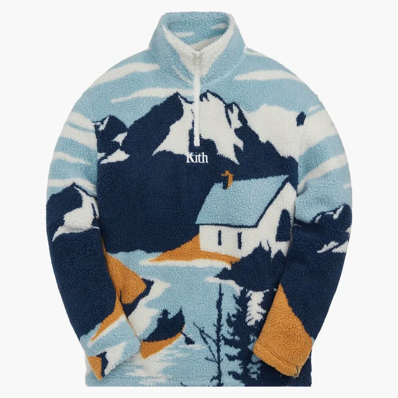 Kith Lakeside Claremont Sherpa Quarter Zip Summit
