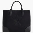 Kith Leather Trimmed Canvas Dead Black