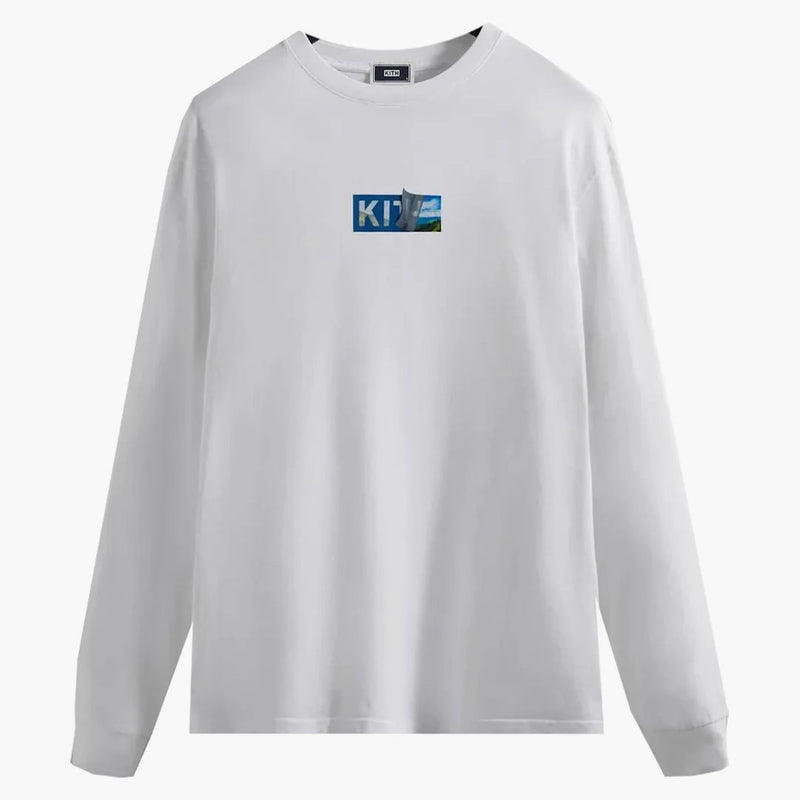 Kith Logo Peel L/s Tee White
