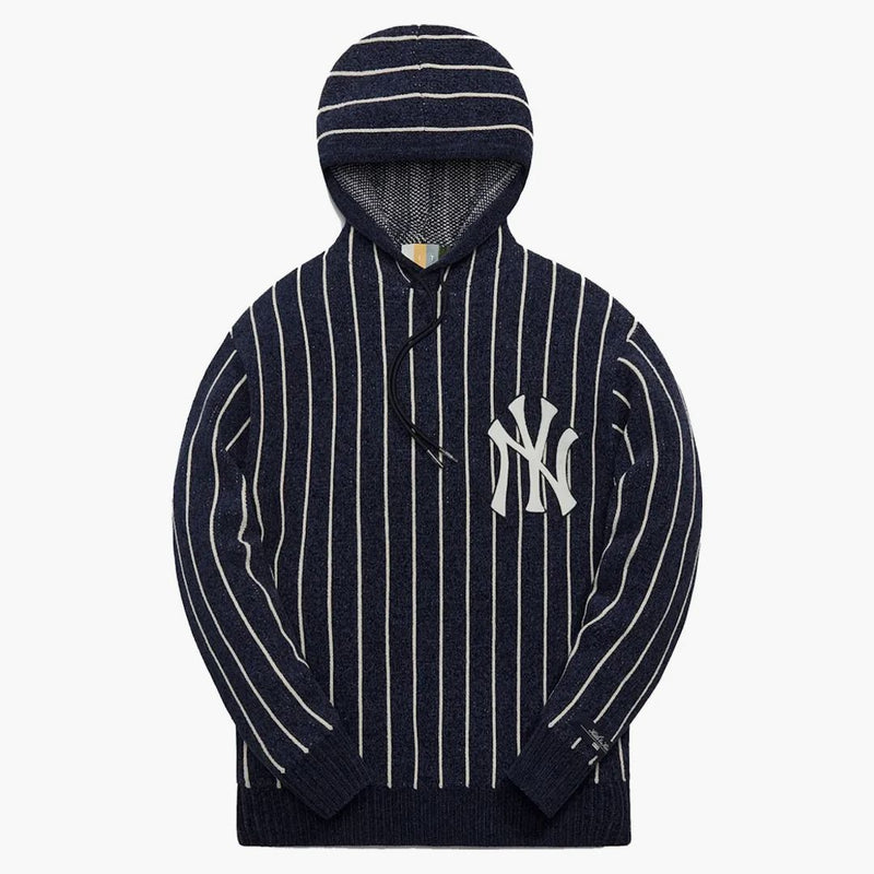Kith MLB för New York Yankees Hayes Chenille Hoodie Nocturnal