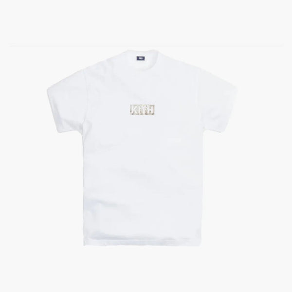 Kith Mauve Tile Classic Logo Tee White