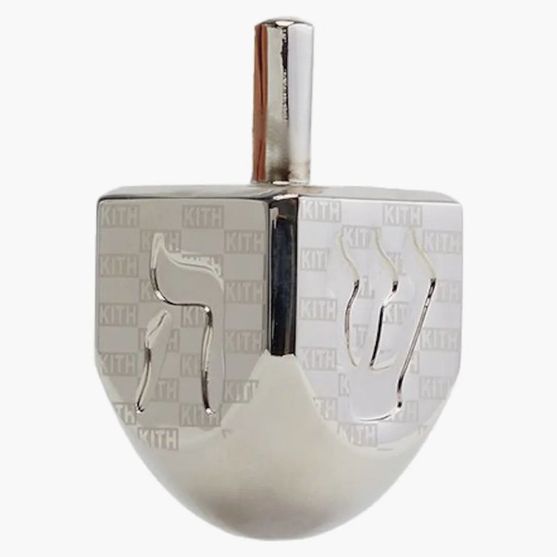 Kith Metal Dreidel Silver