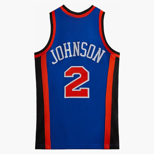 Kith Mitchell & Ness New York Knicks Larry Johnson Jersey Knicks Blue/Knicks Orange