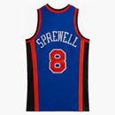 Kith Mitchell & Ness New York Knicks Latrell Sprewell Jersey Knicks Blue/Knicks Orange