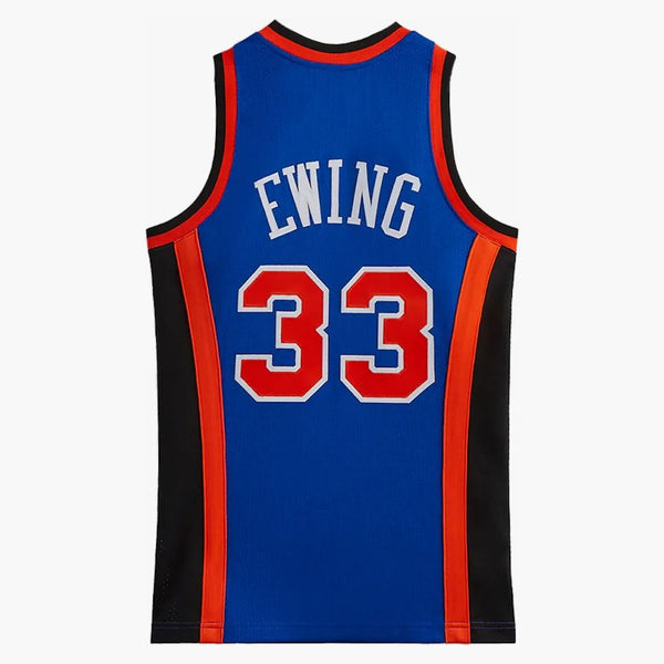 Kith Mitchell & Ness New York Knicks Patrick Ewing Jersey Knicks Blue/knicks Orange