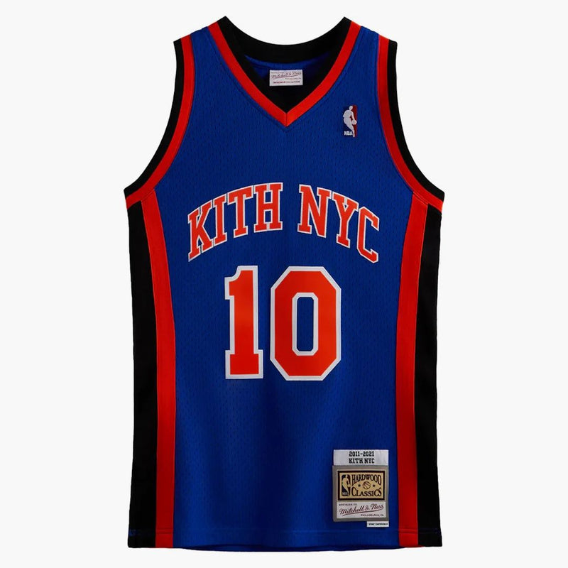 Kith Mitchell & Ness för New York Knicks 10 -åriga Jersey Multi