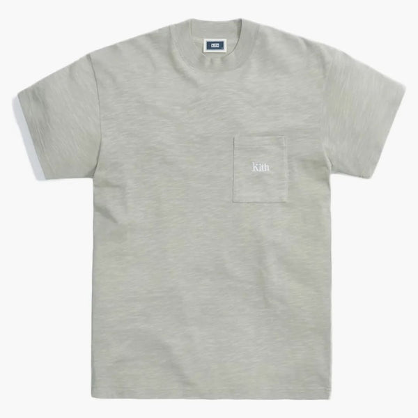 Kith Mock Neck Jfk Pocket Tee Plaster