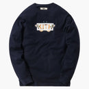 Kith Monarch Classic Logo Ls Tee Navy