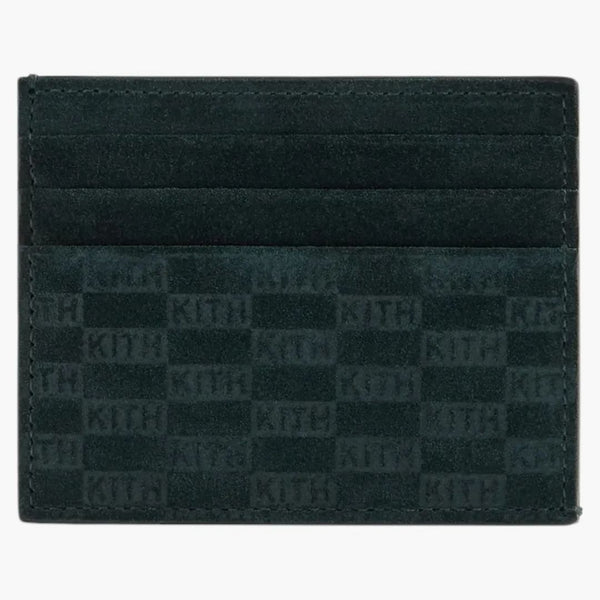 Kith Monogram Suede Card Holder Stadium