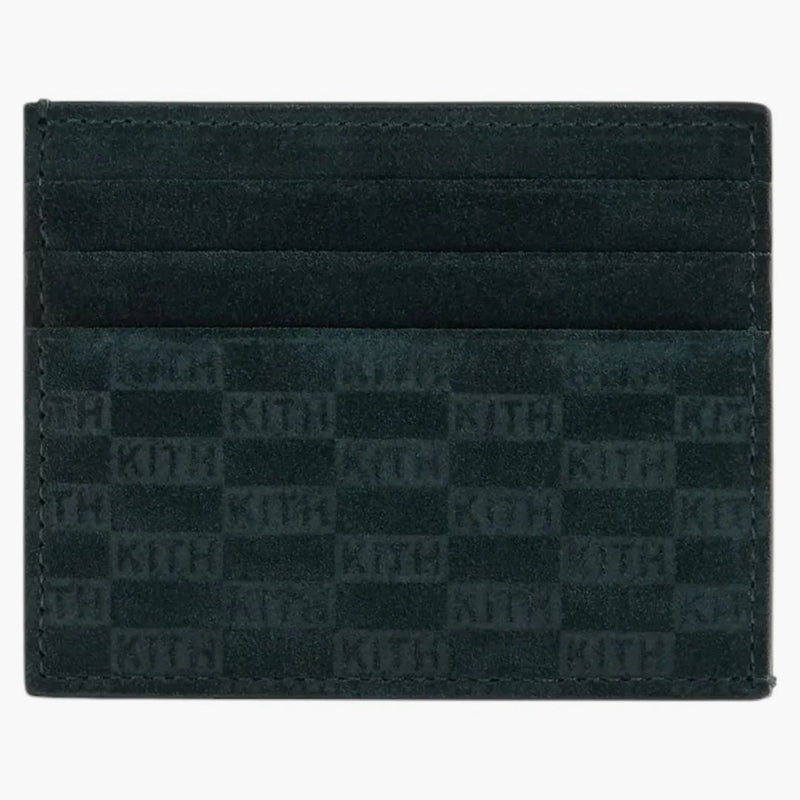 Kith Monogram Suede Card Holder Stadium
