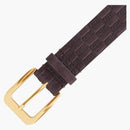 Kith Monogram Suede Leather Belt Incognito