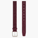 Kith Monogram Suede Leather Belt Magma