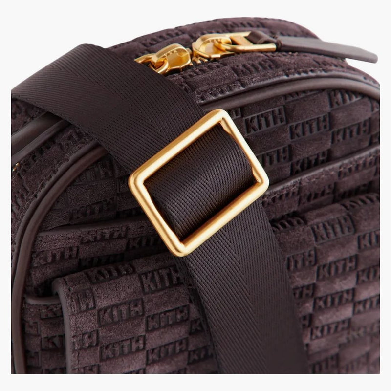 Kith Monogram Suede Passenger K15 Bag Incognito