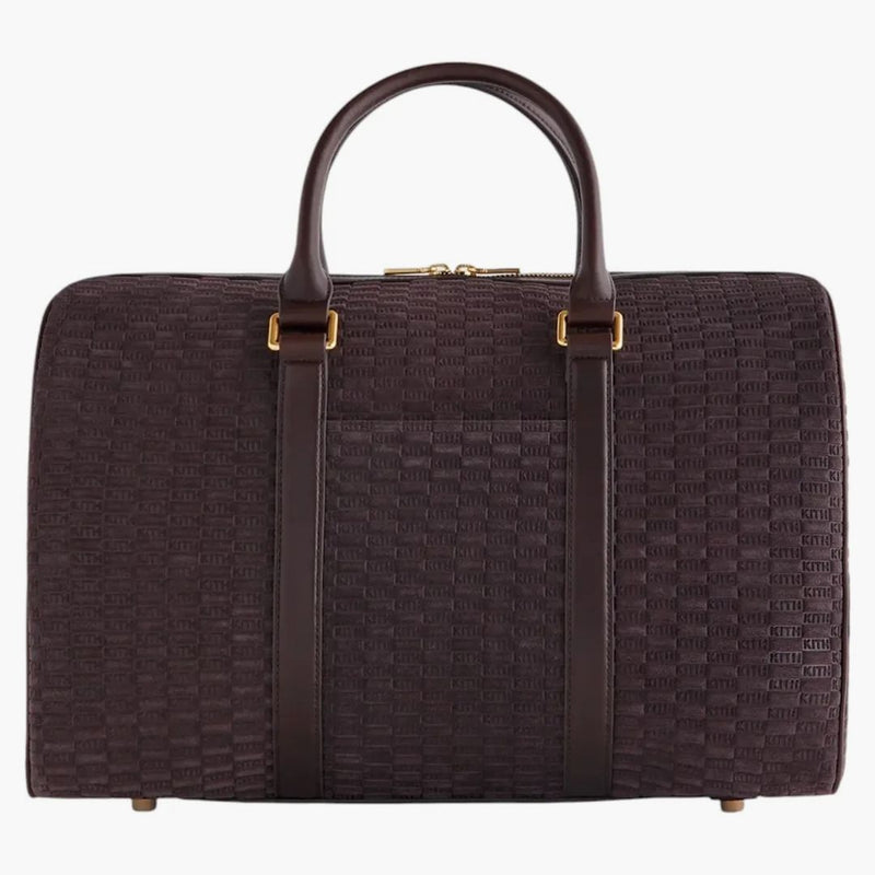 Kith Monogram Suede Traveler K40 Bag Incognito