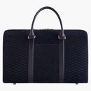 Kith Monogram Suede Traveler K40 Bag Ink