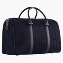 Kith Monogram Suede Traveler K40 Bag Ink