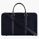 Kith Monogram Suede Traveler K40 Bag Ink