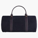 Kith Monogram Suede Traveler K55 Bag Ink