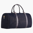 Kith Monogram Suede Traveler K55 Bag Ink