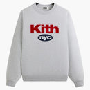 Kith Nyc Nimbus Logo Nelson Crewneck Light Heather Grey