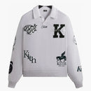 Kith Nelson Collared Pullover Light Heather Grey