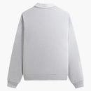 Kith Nelson Collared Pullover (ss25) Light Heather Grey