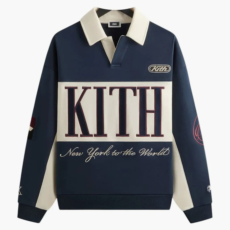 Kith Nelson Panelled Rugby Shirt Nocturnal