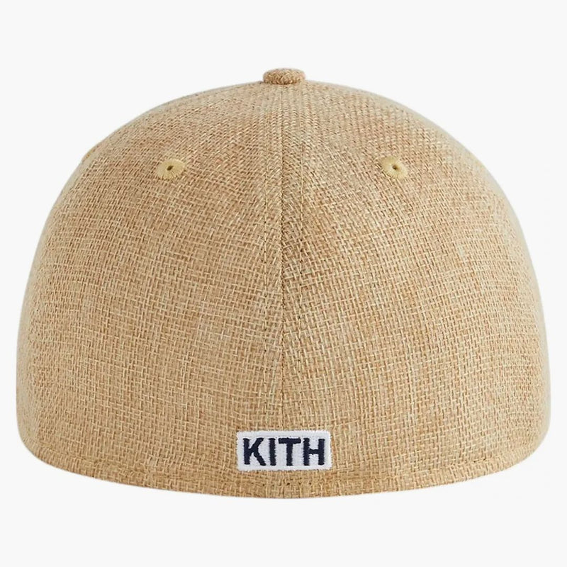 Kith New Era New York Yankees Raffia Low Profile 59fifty Fitted Cap Natural