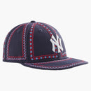 Kith New Era Yankees Floral Frame 59Fifty Fitted har nattlig