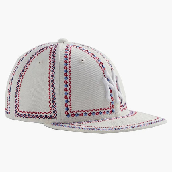 Kith New Era Yankees Floral Frame 59fifty Fitted Hat Sandrift