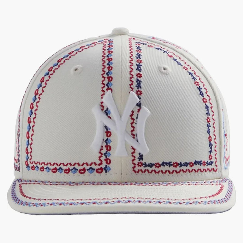 Kith New Era Yankees Floral Frame 59fifty Fitted Hat Sandrift