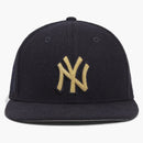 Kith New Era för New York Yankees Bullion 600 GSM Wool Melton Fitted Has Nocturnal