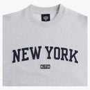 Kith New York Knicks City So Nice Nelson Crewneck Light Heather Grey