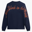 Kith New York Knicks Ny To The World Ramble L/s Tee Nocturnal