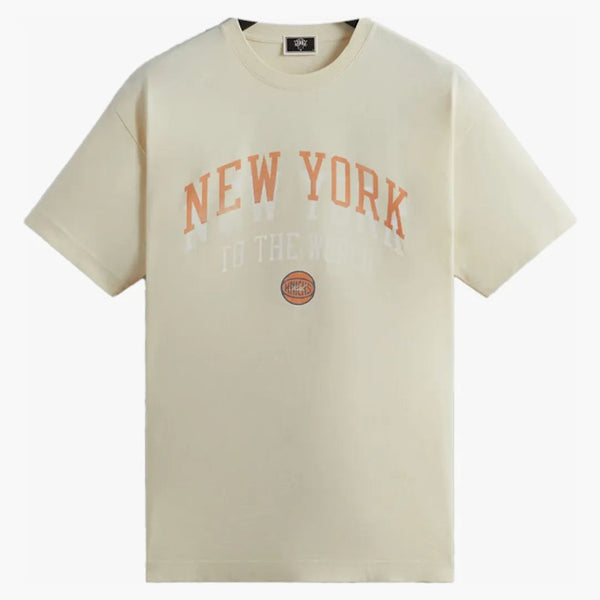 Kith New York Knicks Ny To The World Vintage Tee Sandrift