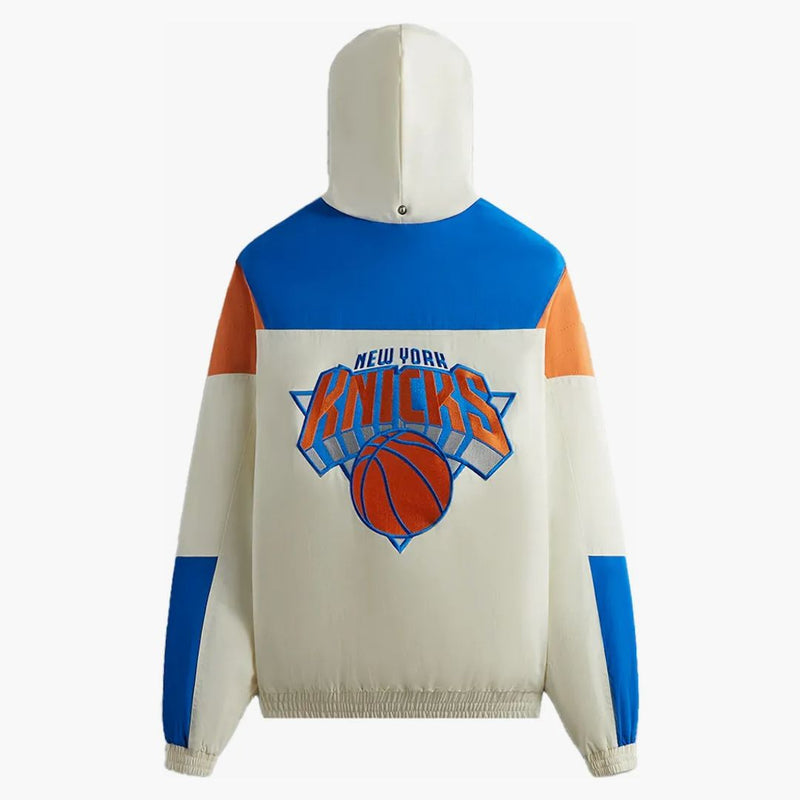 Kith New York Knicks Quarter Zip Anorak Silk