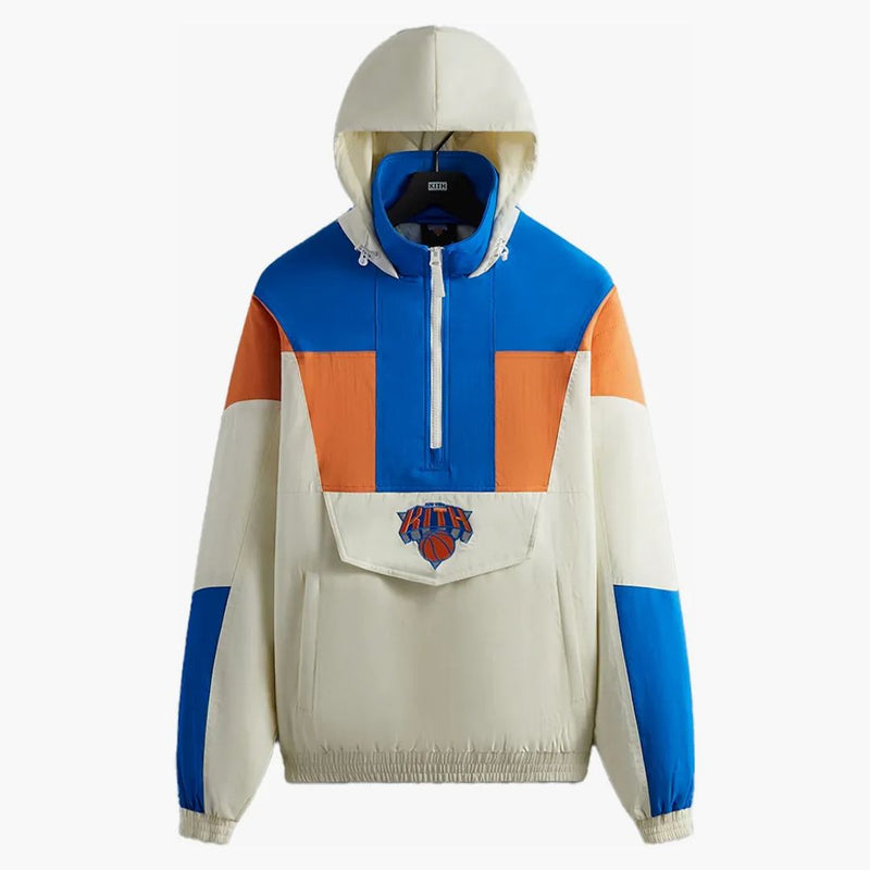 Kith New York Knicks Quarter Zip Anorak Silk