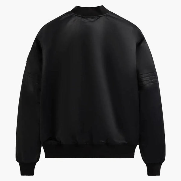 Kith New York Knicks Satin Bomber Jacket Black