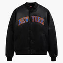 Kith New York Knicks Satin Bomber Jacket Black