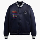 Kith New York To The World Satin Bomber Jacket Nocturnal