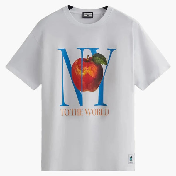 Kith New York To The World Vintage Tee White
