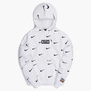 Kith & Nike For New York Knicks Aop Hoodie White
