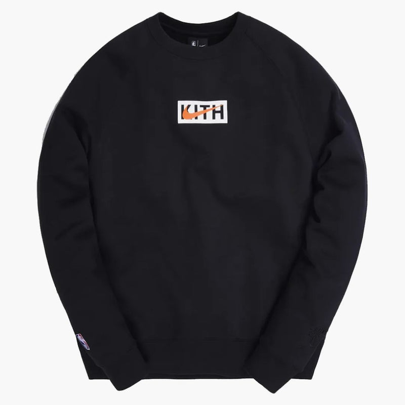 Kith & Nike For New York Knicks Fleece Crewneck Black