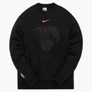 Kith Nike For New York Knicks Fleece Crewneck (fw21) Black